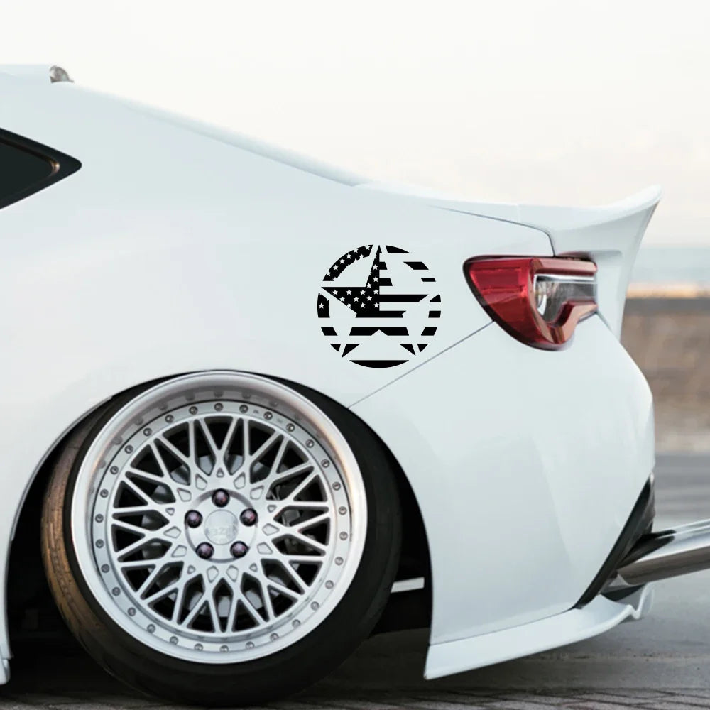 Car Sticker - USA star