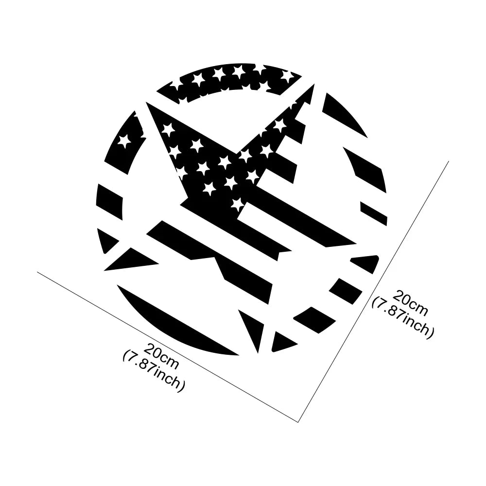 Car Sticker - USA star
